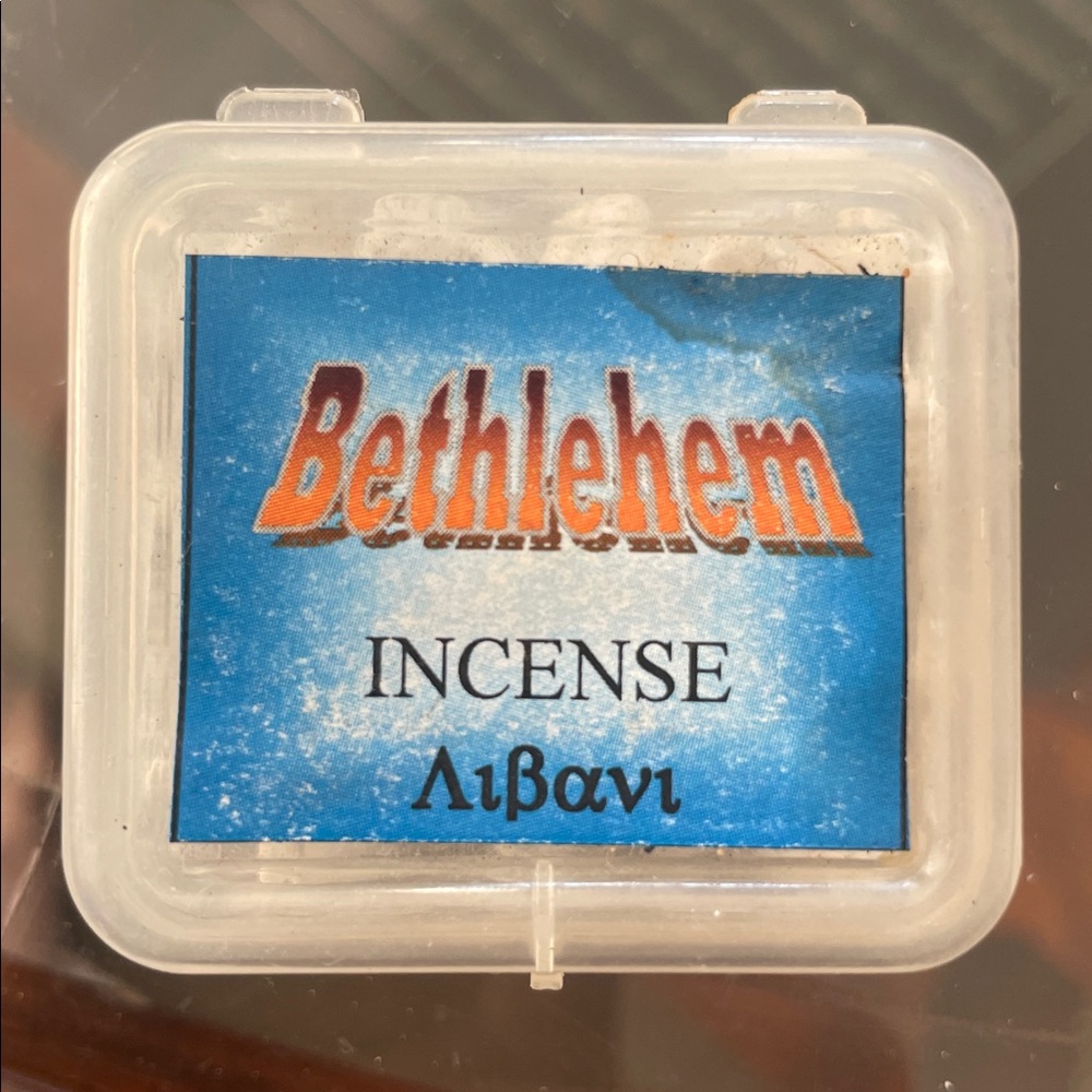 Christian Frankincense Bethlehem Lavender Resin Incense Jerusalem Blessed